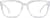 Front view of Square Prescription Protective Glasses 744223 in Clear thumbnail