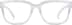 Square Prescription Protective Glasses 744223 in Clear