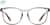 Front view of Square Glasses 747112 in Gray thumbnail