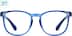 Square Glasses 747116 in Blue