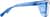 Side view of Square Glasses 747116 in Blue thumbnail