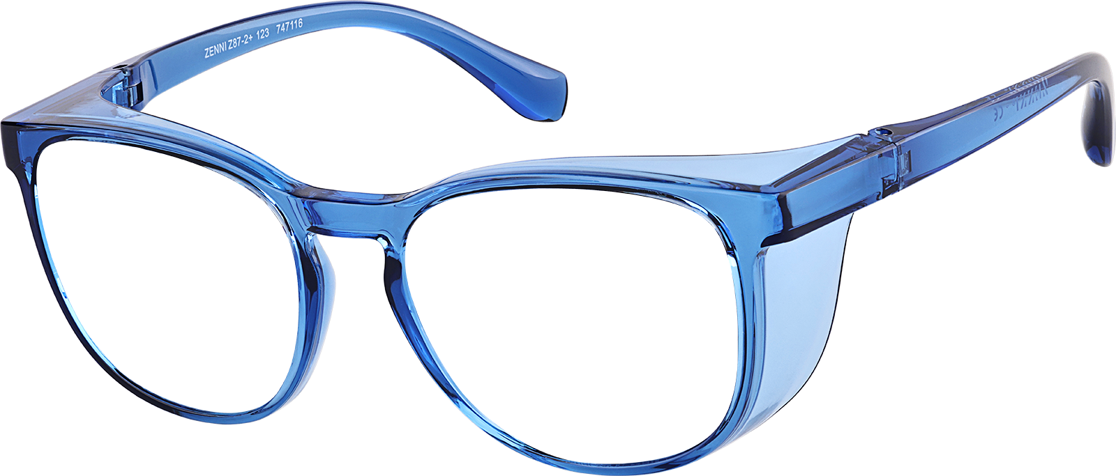 Blue Square Glasses #747116 | Zenni Optical