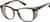 Angle view of Square Glasses 747121 in Brown thumbnail