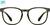 Front view of Square Glasses 747121 in Brown thumbnail