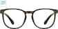 Front view of Square Glasses 747121 in Brown thumbnail