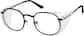 Angle view of Protective Glasses 747221 in Black thumbnail