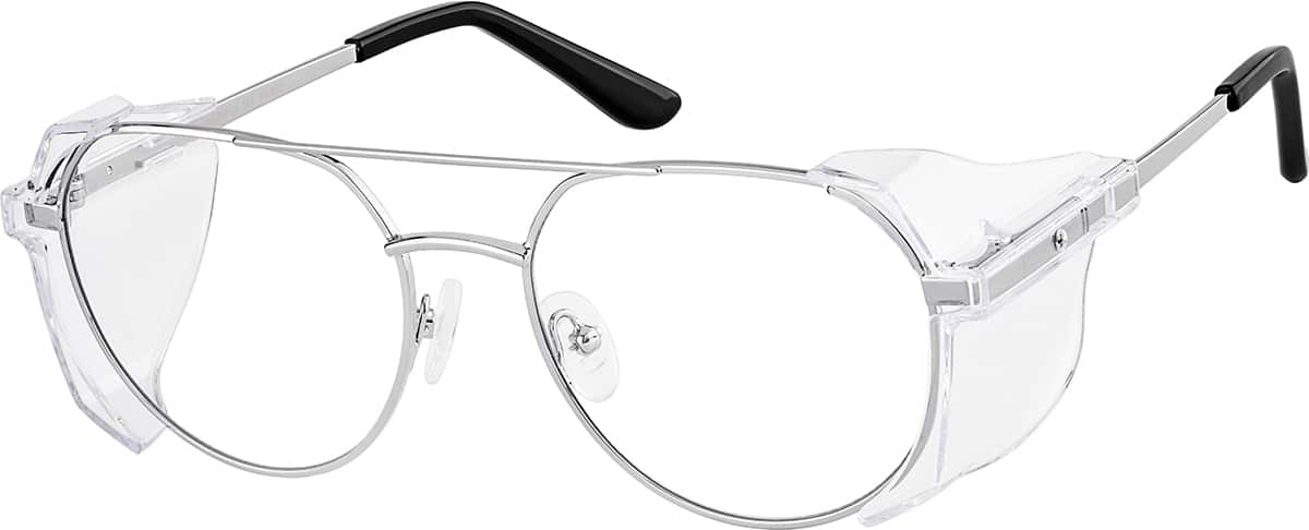 Angle view of Protective Glasses 747812 in Gray