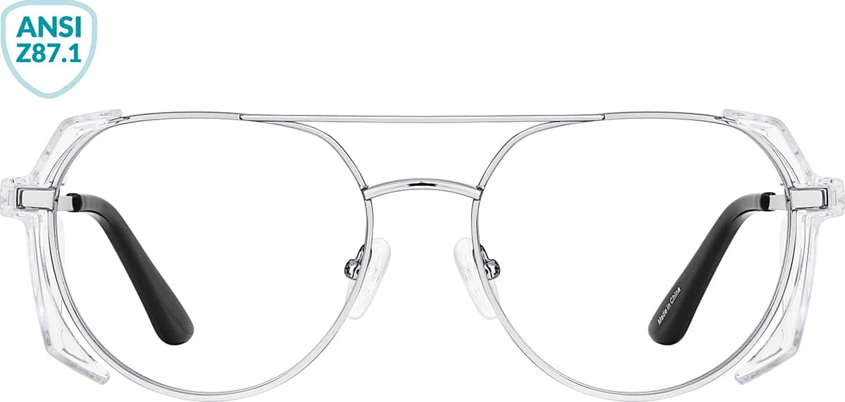 Front view of Protective Glasses 747812 in Gray