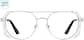 Front view of Protective Glasses 747812 in Gray thumbnail