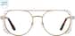 Front view of Protective Glasses 747815 in Brown thumbnail