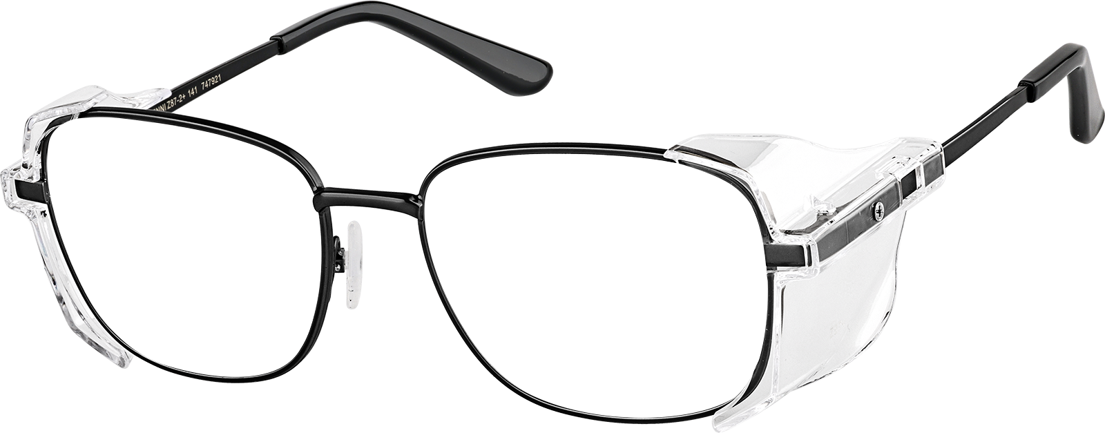 Black Z87.1 Safety Glasses #747921 | Zenni Optical