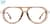 Front view of Z87.1 Safety Glasses 748315 in Brown thumbnail