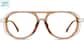 Front view of Z87.1 Safety Glasses 748315 in Brown thumbnail