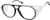 Angle view of Z87.1 Safety Glasses 748321 in Matte Black thumbnail