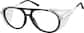 Angle view of Z87.1 Safety Glasses 748321 in Matte Black thumbnail