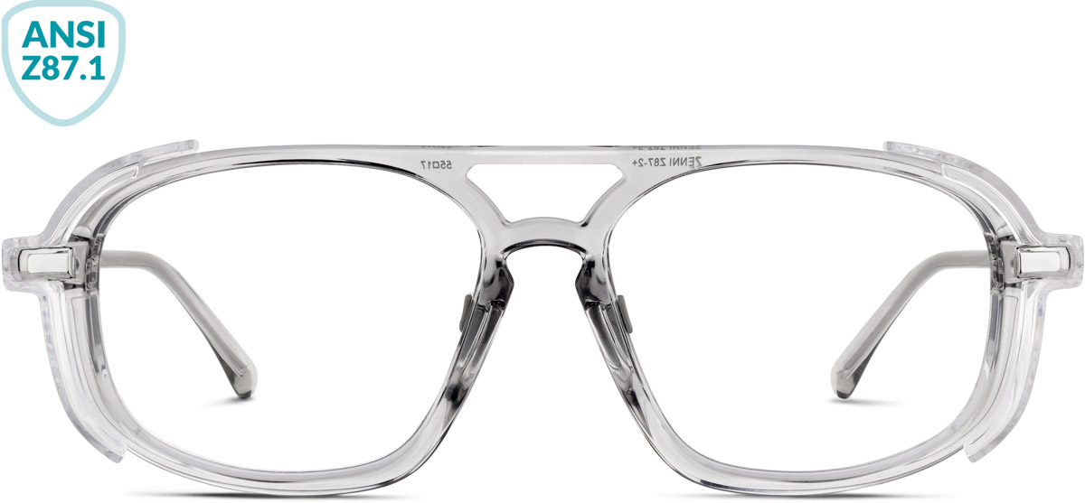 Gray Z87.1 Safety Glasses