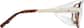 Side view of Z87.1 Safety Glasses 748425 in Tortoiseshell thumbnail
