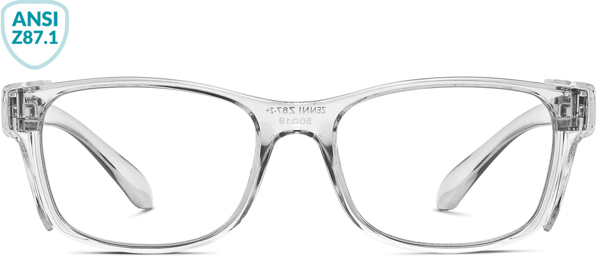 Gray Z87.1 Safety Glasses
