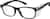 Angle view of Z87.1 Safety Glasses 748521 in Black thumbnail