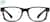 Front view of Z87.1 Safety Glasses 748521 in Black thumbnail