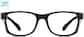 Front view of Z87.1 Safety Glasses 748521 in Black thumbnail