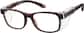 Angle view of Z87.1 Safety Glasses 748525 in Tortoiseshell thumbnail