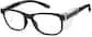 Angle view of Z87.1 Safety Glasses 748621 in Black thumbnail