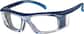 Angle view of Z87.1 Safety Glasses 748716 in Blue thumbnail