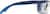 Side view of Z87.1 Safety Glasses 748716 in Blue thumbnail