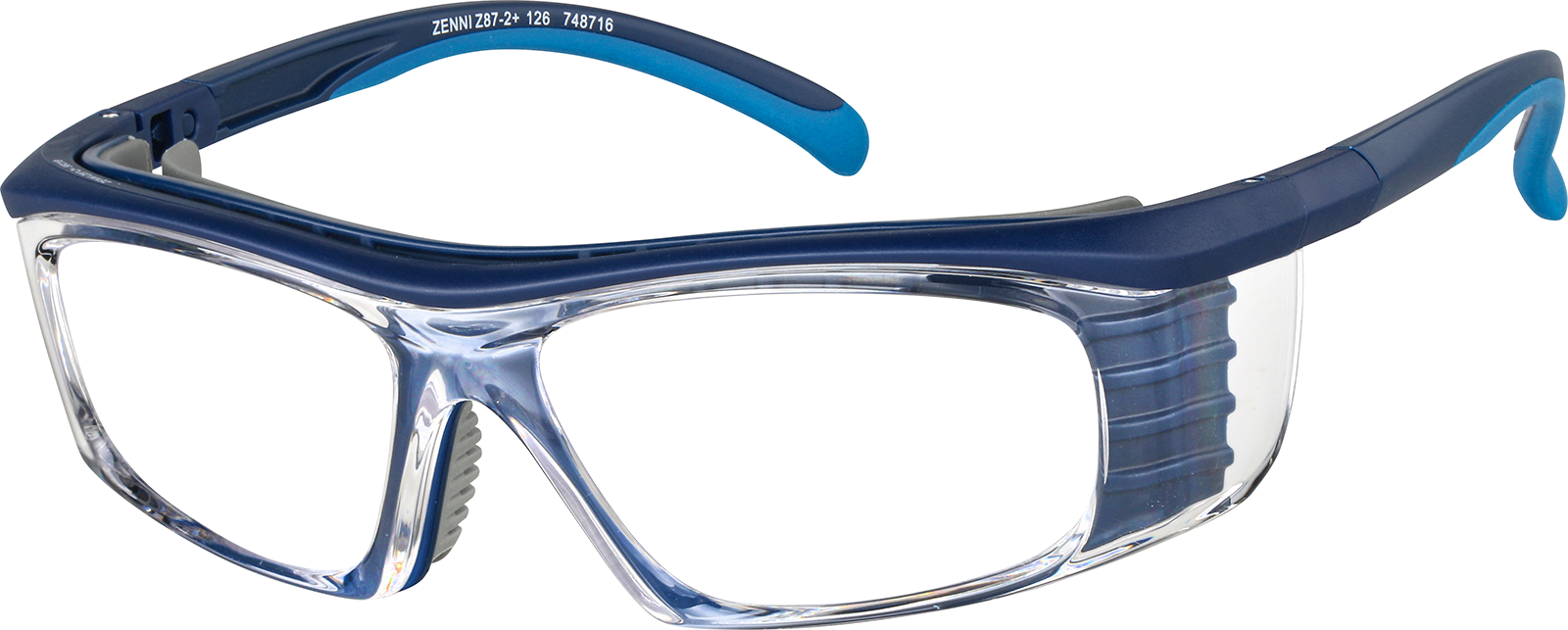 Blue Z87.1 Safety Glasses #748716 | Zenni Optical