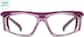 Front view of Z87.1 Safety Glasses 748717 in Purple thumbnail