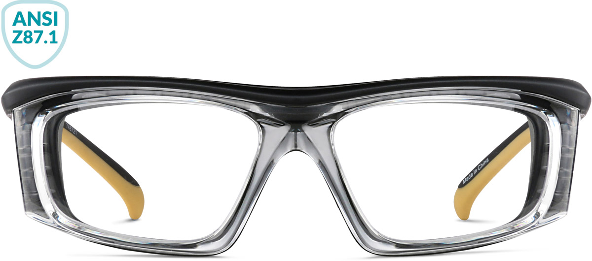 Black Z87.1 Safety Glasses