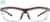 Front view of Z87.1 Safety Glasses 748815 in Brown thumbnail