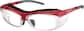 Angle view of Z87.1 Safety Glasses 748818 in Red thumbnail