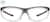 Front view of Z87.1 Safety Glasses 749012 in Gray thumbnail