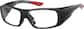 Angle view of Z87.1 Safety Glasses 749121 in Black thumbnail