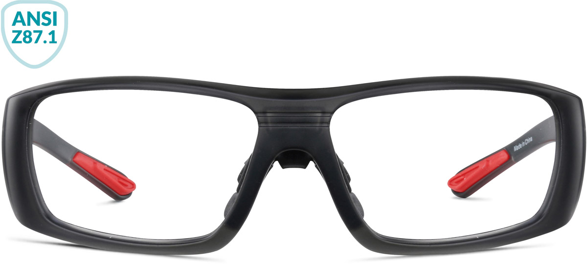 Black Z87.1 Safety Glasses