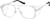 Angle view of Z87.1 Safety Glasses 749411 in Silver thumbnail