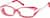Angle view of Kids' Protective Glasses 749518 in Red thumbnail