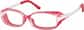 Angle view of Kids' Protective Glasses 749518 in Red thumbnail