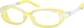 Angle view of Kids' Protective Glasses 749522 in Yellow thumbnail