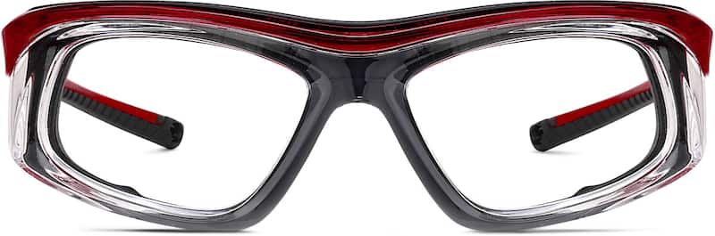 Red Z87.1 Safety Glasses