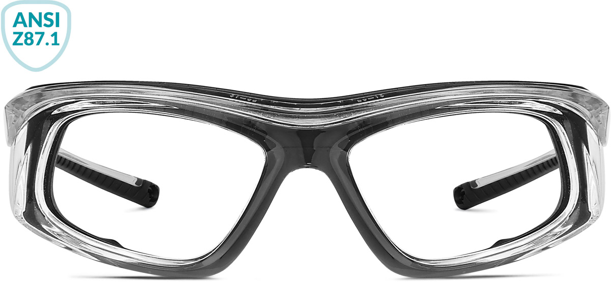 Black Z87.1 Safety Glasses
