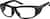 Angle view of Z87.1 Safety Glasses 749721 in Black thumbnail