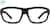 Front view of Z87.1 Safety Glasses 749721 in Black thumbnail