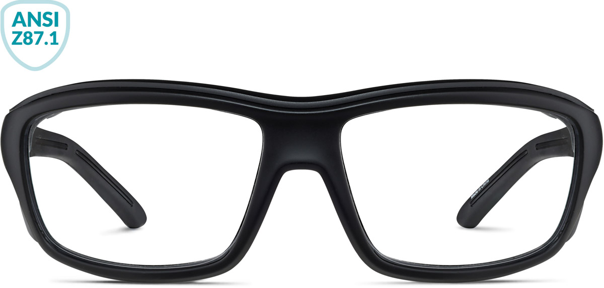 Black Z87.1 Safety Glasses