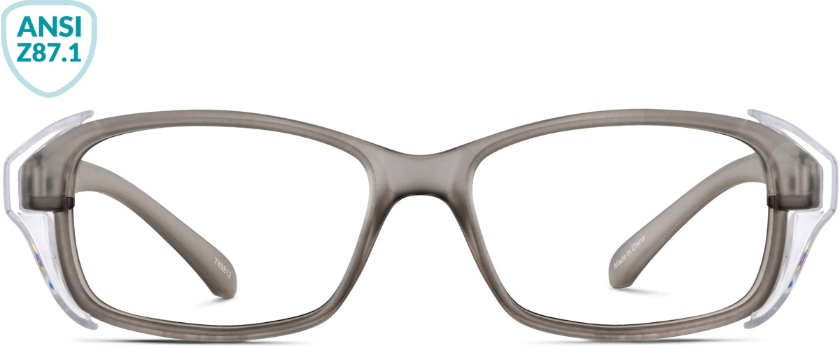 Gray Z87.1 Safety Glasses