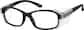 Angle view of Z87.1 Safety Glasses 749821 in Black thumbnail