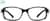 Front view of Z87.1 Safety Glasses 749821 in Black thumbnail