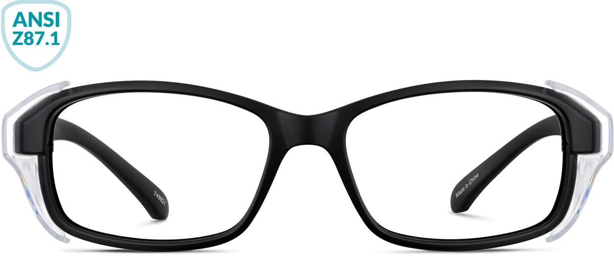 Black Z87.1 Safety Glasses